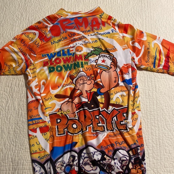 Popeyes bike shirt like new, size large mens - Picture 2 of 3